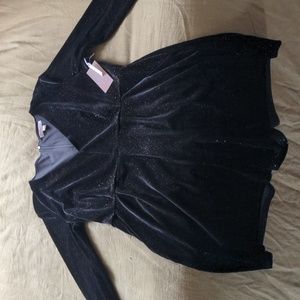 Black Sparkly Romper